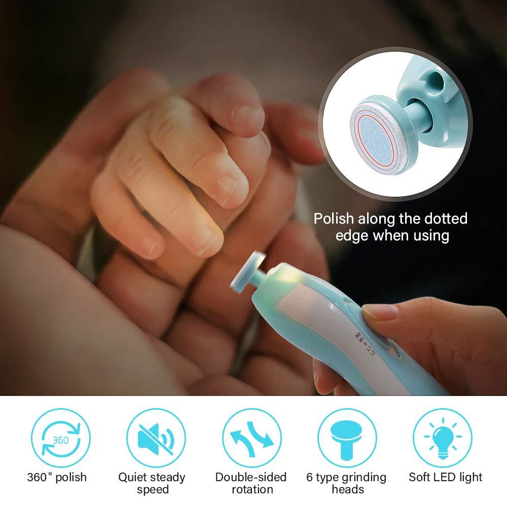 Premium LED Baby Nail Trimmer Set