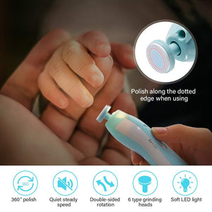 Premium LED Baby Nail Trimmer Set