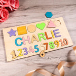 BABY NAME - Personalisiertes Kinderpuzzle aus Holz